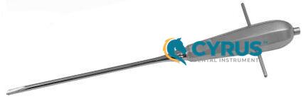 Élévateur de dent de loup avec poignée en croix dentelé, 25 cm